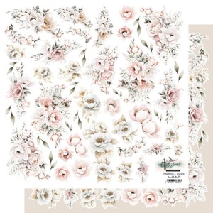 Papier 12x12" Alchemy Heartbeat Kwiaty Wycinanka