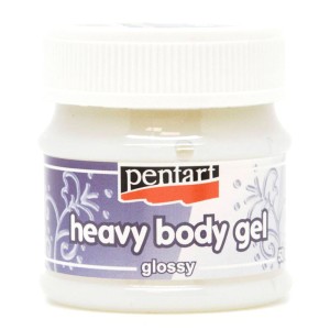 Pasta Heavy Body Gel Błyszcząca Transparentna Pentart 50ml