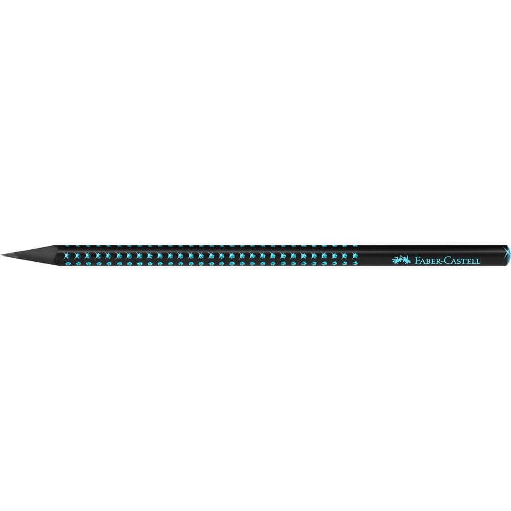 118268 Ołówek B Faber-Castell Sparkle Midnight Ocean.jpg