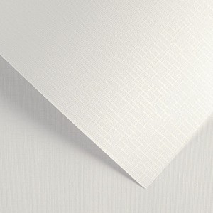 Papier Wizytówkowy Argo 230g/m2 Sukno Biały