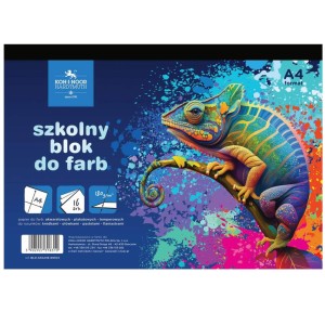 Blok Rysunkowy Biały A4/16 180g/m2 Koh-i-Noor