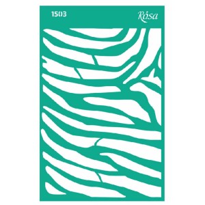 Szablon Maska Rosa 13x20cm Zebra 1503