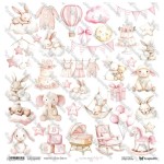 Papier 12x12" ScrapAndMe Oh,Baby 06 Wycinanka