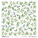 Papier 12x12" ScrapAndMe Oh,Baby Leaves 16 Wycinanka