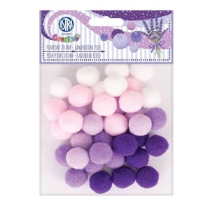 Pomponiki Mix Fioletowy Astra Lawendowe Pole