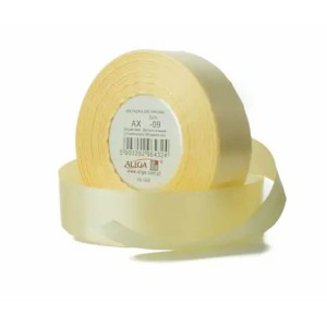 Wstążka Satynowa 12mmx32m Kremowa Aliga 