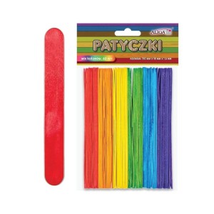 Patyczki Drewniane Kolor Aliga a'60 150x18x1.6mm