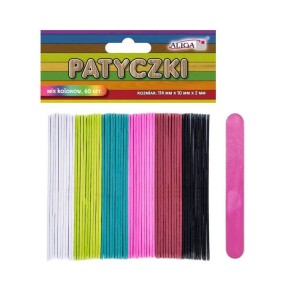 Patyczki Drewniane Kolor Aliga a'60 114x10x2mm