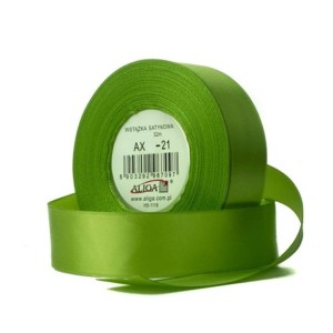 Wstążka Satynowa 25mmx32m Groszkowa Aliga 