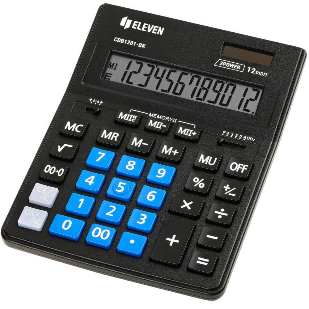 CDB1201-BKBL Kalkulator Eleven CDB1201-BKBL.jpg
