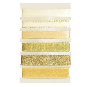 Zestaw Wstążek 6x1m Złota Argo