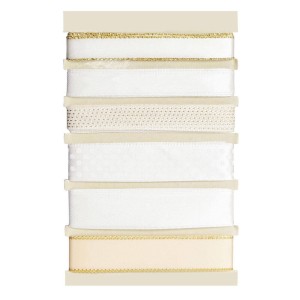 Zestaw Wstążek 6x1.5m Krem Argo