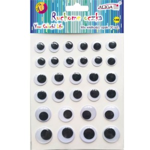 Naklejki Oczy Czarne Mix Aliga a'30