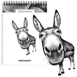 Kołoszkicownik Pion A5/60 Narcissus 120g/m2 Osioł