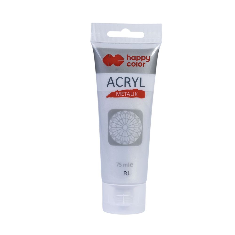 HA 7370 0075-81 Farba Akrylowa Happy Color 75ml  Srebrna.jpg