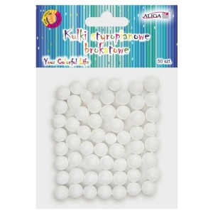 Ozdoba Styropianowa Aliga Kulki Brokat Mix a'50