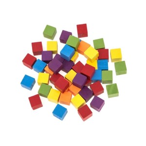 Kostki Drewniane Kolorowe DpCraft a'49