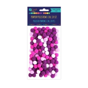 Pomponiki Mix Fiolety DpCraft a'120 