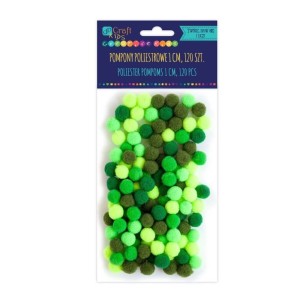 Pomponiki Mix Zieleni DpCraft a'120 