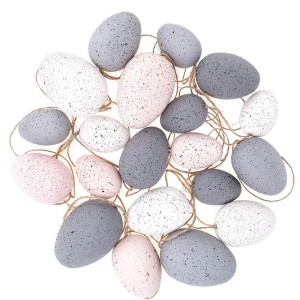 Ozdoba Plastikowa Jajka Różowe Mix a'20