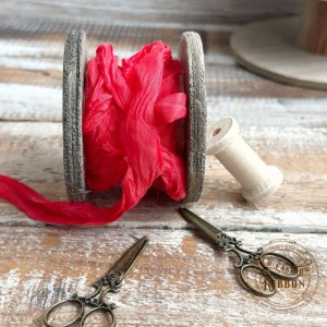 Wstążka Old Fashion Ribbon Czerwona