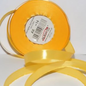 Wstążka Satynowa 12mmx32m Żółta Aliga 