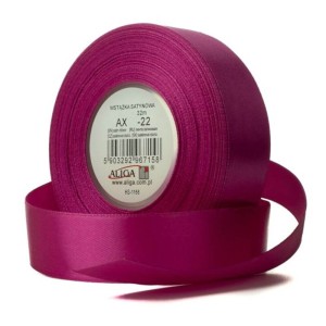 Wstążka Satynowa 6mmx32m Róż Ciemny Aliga