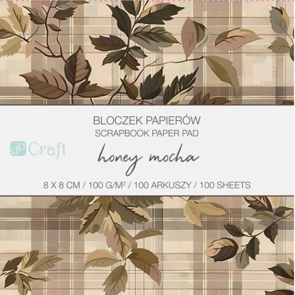 DPPS-038 Bloczek Papierów 8x8cm Dp Craft Honey Mocha.jpg