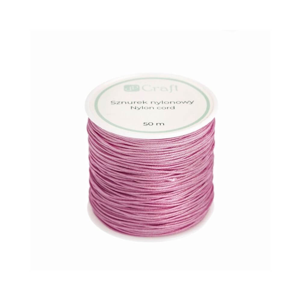DPSZ-028 Sznurek Nylonowy Dusty Rose DP Craft 0.8mm 50m.jpg
