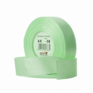 Wstążka Satynowa 12mmx32m Seledynowa Aliga 