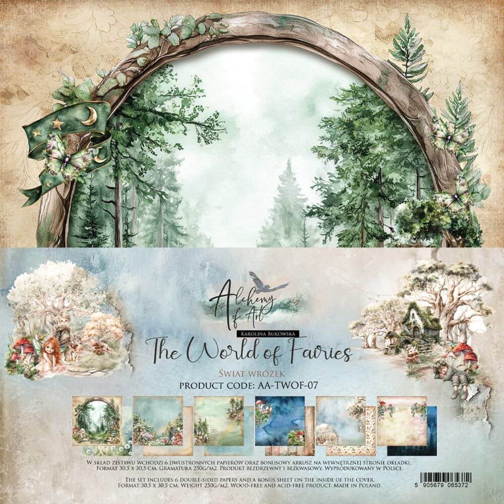 AA-TWOF-07 Zestaw Papierów 12x12 Alchemy The World of Fairies.jpg