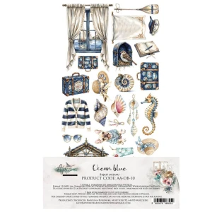 Zestaw Dodatków 6x12" Alchemy Ocean Blue Wycinanka