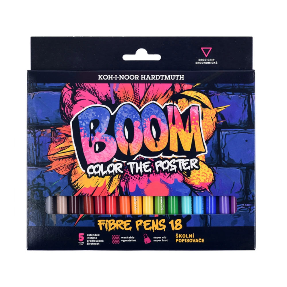 771022AH Flamastry 18 kol. Koh-I-Noor Karton Boom.jpg