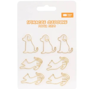 Spinacze Ozdobne Happy Color Cat&dog 7szt.