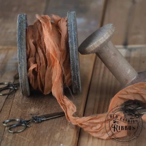 Wstążka Old Fashion Ribbon Miedziana