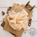 Wstążka Old Fashion Ribbon Szyfon Vanilla
