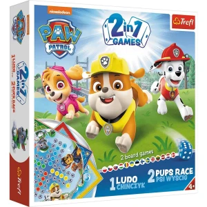 Gra Trefl Chińczyk Ludo + Psi Wyścig
