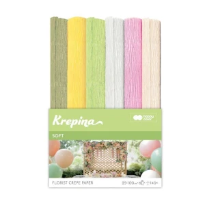 Krepa Happy Color Zestaw Soft 25x100cm a'6