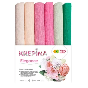 Krepa Happy Color Zestaw Elegance 25x100cm a'6