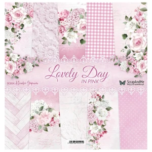 Zestaw Papierów 12x12" ScrapAndMe Lovely Day In Pink