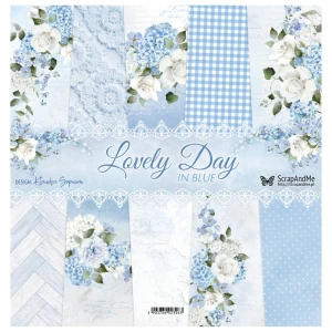Zestaw Papierów 12x12" ScrapAndMe Lovely Day In Blue