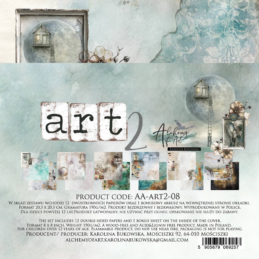 AA-ART2-08 Zestaw Papierów 8x8 Alchemy Art2.jpg