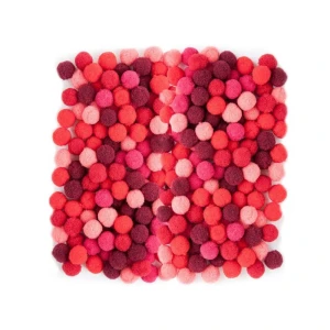 Pomponiki Mix Czerwony DP Craft 120szt.