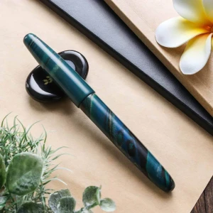 Pióro Wieczne Wancher DP True Ebonite Marble Green F GT