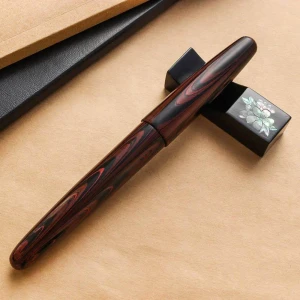 Pióro Wieczne Wancher DP True Ebonite Marble Red M