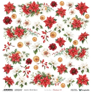 Papier 12x12" ScrapAndMe Christmas 28