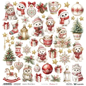 Papier 12x12" ScrapAndMe Christmas 31