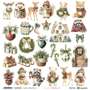 Papier 12x12" ScrapAndMe Christmas 32