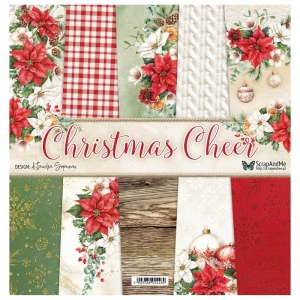 Zestaw Papierów 12x12" ScrapAndMe Christmas Cheer