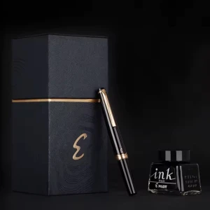 Zestaw Pióro Wieczne Pilot Elite 95S Black M + Atrament